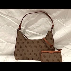 Dooney & Bourke initial handbag with small wallet